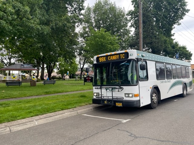 Canby Area Transit bus