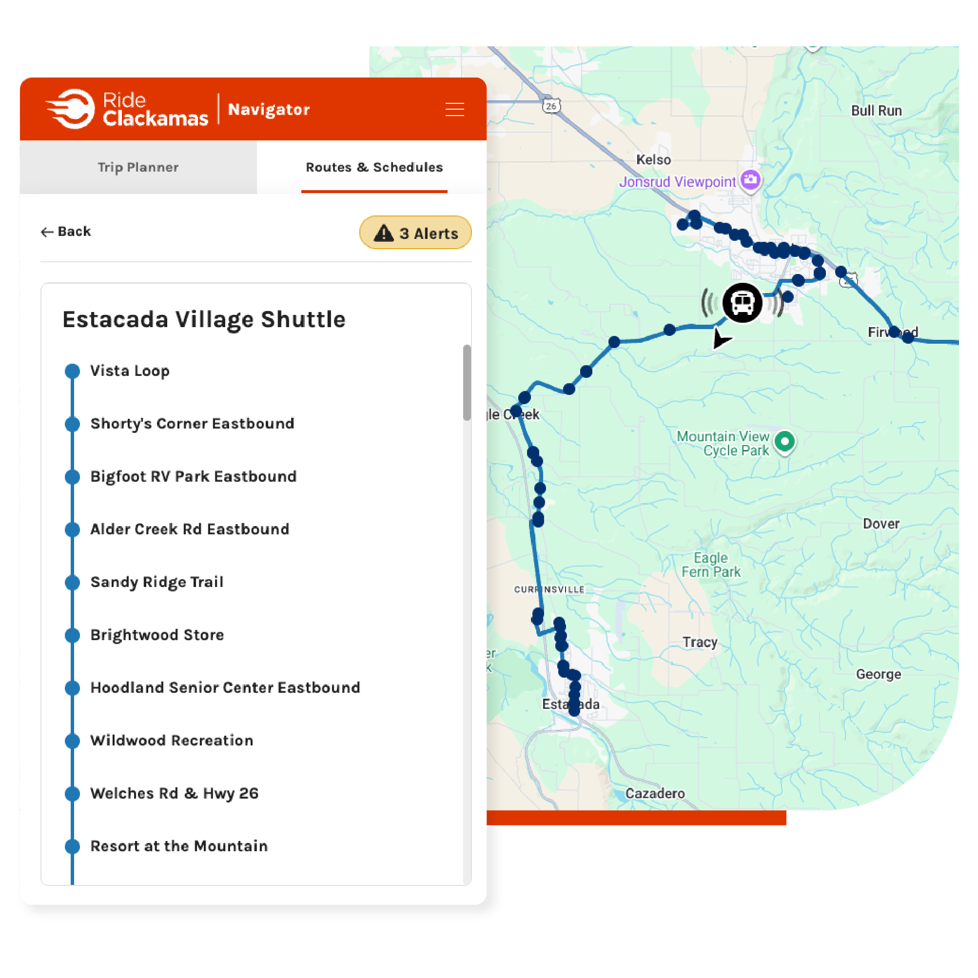 Ride Clackamas bus routes